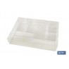 SET ORGANIZADOR COSMETIC 30X23X8cm TRANSPARENTE