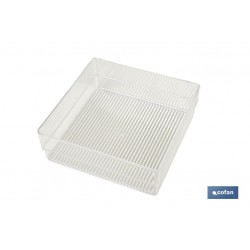 SET ORGANIZADOR COSMETIC 30X23X8cm TRANSPARENTE