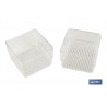 SET ORGANIZADOR COSMETIC 30X23X8cm TRANSPARENTE