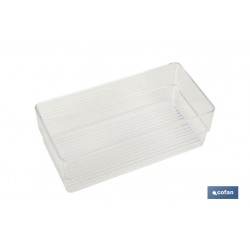 SET ORGANIZADOR COSMETIC 30X23X8cm TRANSPARENTE