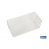 SET ORGANIZADOR COSMETIC 30X23X8cm TRANSPARENTE