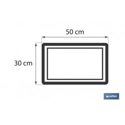 TOALLA TOCADOR BLANCA  GR580/M2  GAMA PALOMA 30X50cm