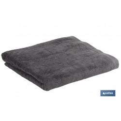 TOALLA TOCADOR GRIS ANTRACITA GR580/M2 MODELO PIEDRA 30X50cm