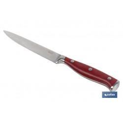 CUCHILLO VERDURAS  HOJA13cm MODELO AGUACEJO ROJO