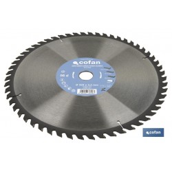 DISCO DE SIERRA INGLETADORA PARA MADERA Ø350 X 3,5 X 30 MM, 56 DIENTES