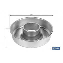 MOLDE ROSCO ALUMINIO 25cm