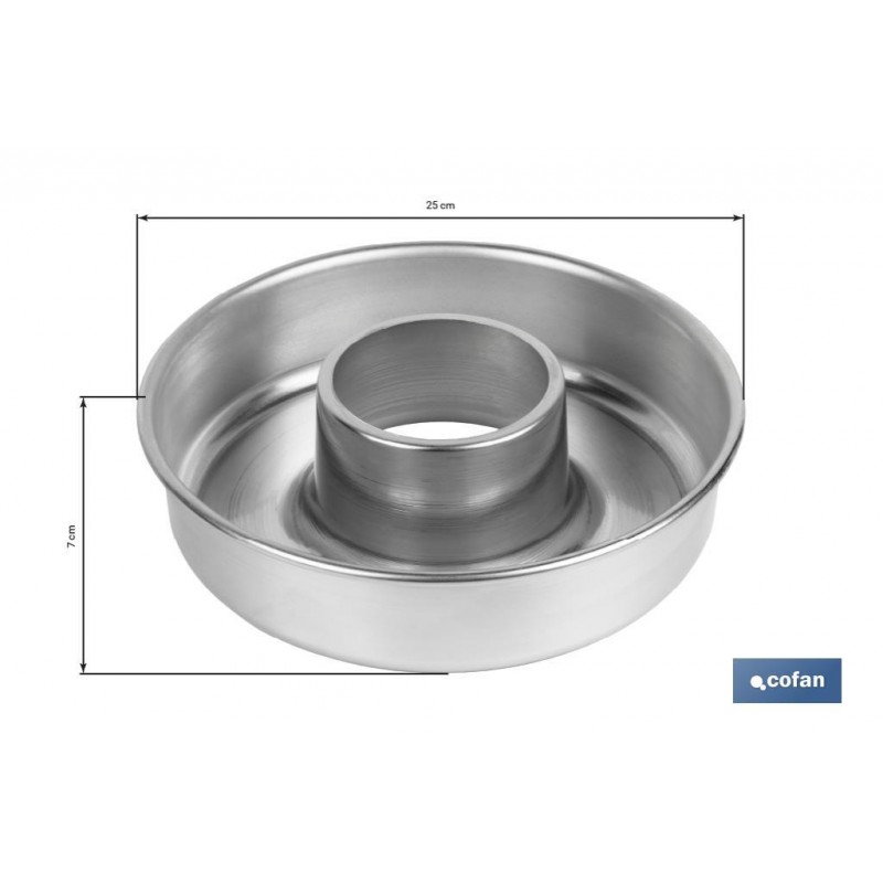 MOLDE ROSCO ALUMINIO 25cm