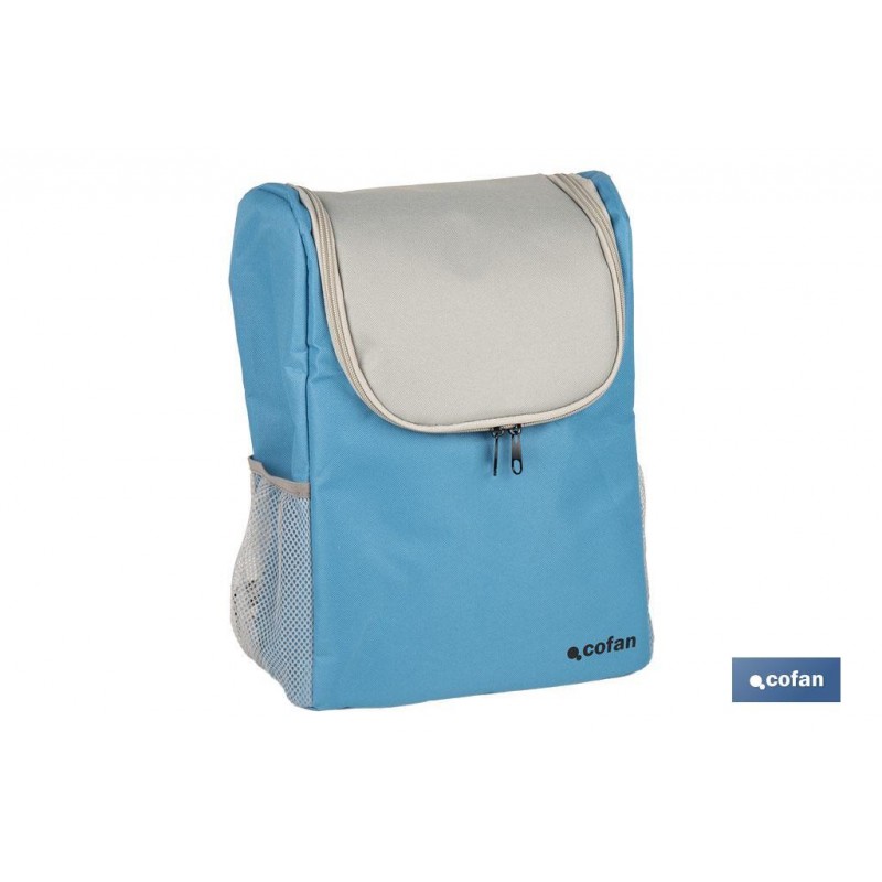 MOCHILA NEVERA COLOR AZUL/GRIS CLARO 10 L