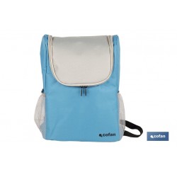 MOCHILA NEVERA COLOR AZUL/GRIS CLARO 10 L