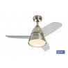 VENTILADOR DE TECHO DE ACERO CON LUZ LED 92 CM 55 W