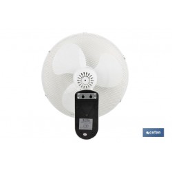 VENTILADOR DE PARED, TEMPORIZADOR, MANDO A DISTANCIA, 50 W