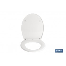 TAPA WC  FORMA OVAL LIBERACIÓN RAPIDA 44.9 X 37.5 CM