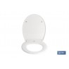 TAPA WC  FORMA OVAL LIBERACIÓN RAPIDA 44.9 X 37.5 CM