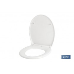 TAPA WC  FORMA OVAL LIBERACIÓN RAPIDA 44.9 X 37.5 CM