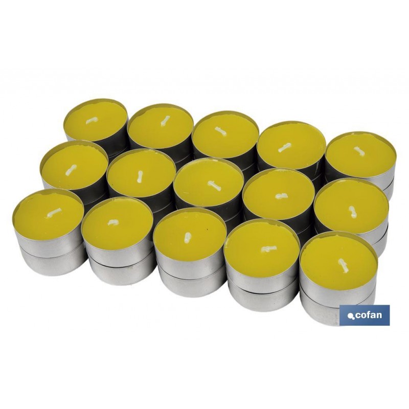 PACK DE 30 VELAS DE CITRONELA 12 G