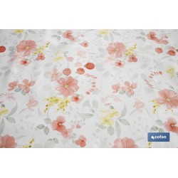 ROLLO DE HULE DISEÑO CORAL1,40 X 20 M