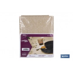 MANTEL ANTIMANCHAS RESINADO TEXTURA BEIGE  1,40 X 3,00M