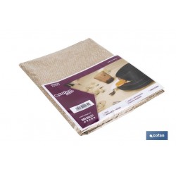 MANTEL ANTIMANCHAS RESINADO TEXTURA BEIGE  1,40 X 3,00M