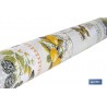 ROLLO DE HULE DISEÑO LIMONES 1.40 X 25 M