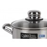 CACEROLA INOX INDUC.2.6L MODELO POLENTA T/ VIDRIO Ø200 MM