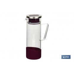 JARRA BOROSILICATO  VIOLETA 1300 ml