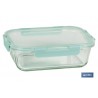 SET DE 3 RECIPIENTES DE BOROSILICATO MODELO AGATHA 640 ML -1040 ML-1520 ML