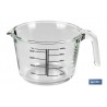 JARRA MEDIDORA DE VIDRIO BOROSILICATO 1 L MODELO BARITINA