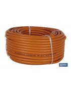 Rollo de Tubo de Gas Butano Flexible | Disponible en color naranja | Medida 8 mm x 60 m