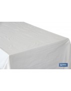 Protector de mesa | Medida 1,40 x 50 m | Material  PVC | Color blanco | Modelo Pureza