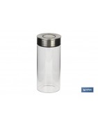 Frasco de vidrio borosilicato | Capacidad desde 550 ml hasta 1900 ml | Apto para uso alimentario